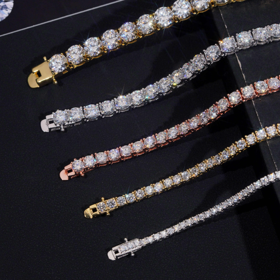 Glace Moissanite Tennis Bracelet